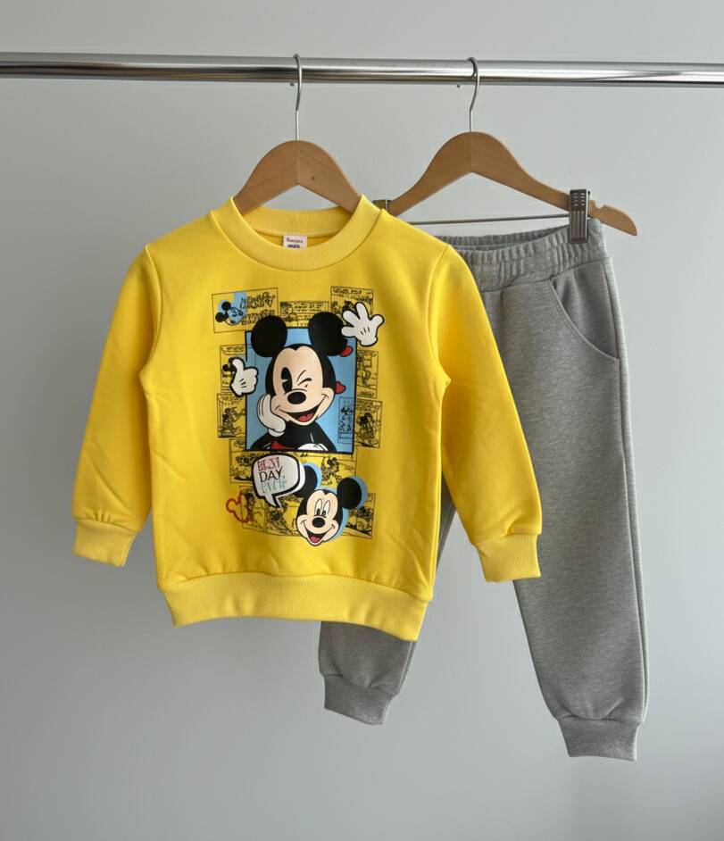 Детски комплект "Мики Маус" за момченце от 2 части